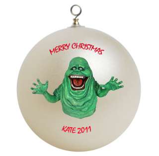   Ghostbusters Slimer Christmas Ornament Gift Add Your Name  