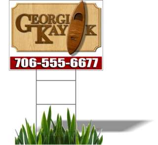 10 12x18 DOUBLE SIDED CUSTOM YARD SIGNS FULL COLOR CORRUGATED PLASTIC 