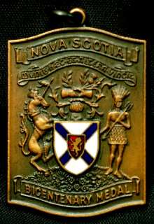 1958 Nova Scotia Representative Government Ann. Medal  