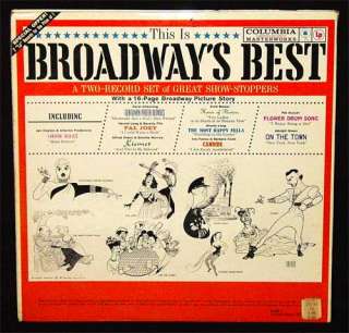 This Is Broadways Best   2 Record Set   SUPER RARE LP  