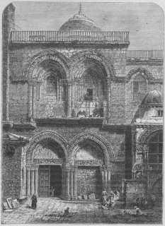 ISRAEL Jerusalem Church of the Holy Sepulchre, 1882  