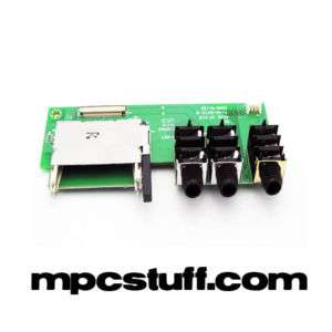 AKAI MPC 5000 Memory Card Slot / Headphone PCB Board  
