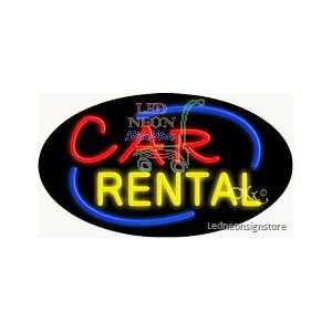  Car Rental Neon Sign: Office Products