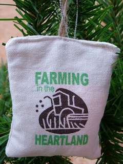 New Farm Animal Feed Sack Bag Christmas Ornament  
