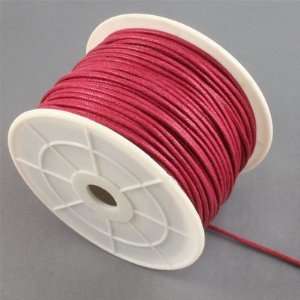  2mm Red Waxed Cotton Cord Arts, Crafts & Sewing