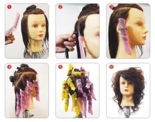 18pcs DIY Magic Circle Hair Styling Roller Curler Leverag Tool For 