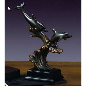   in the Wave Sculpture Statue with Base 12 W X 15 H