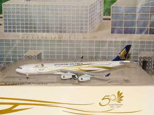 Gemini Jets Singapore Airlines 50th A340  300 9V SJE 1/400 **Free S&H 