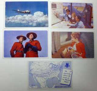 1940s American Airlines Flagship Information Package Brochure Flight 
