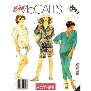  McCalls 3011 Sewing Pattern Misses Maternity Shirt Pants 