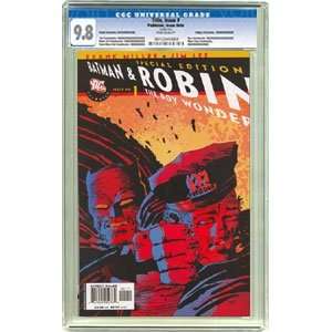    All Star Batman and Robin #1 Special Edition CGC 9.8 Toys & Games