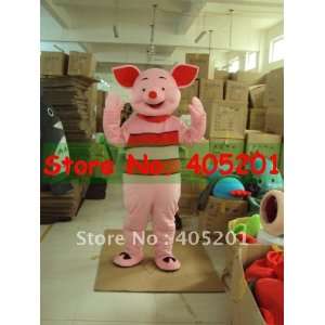  pink pig mascot costumes pig disguise Toys & Games