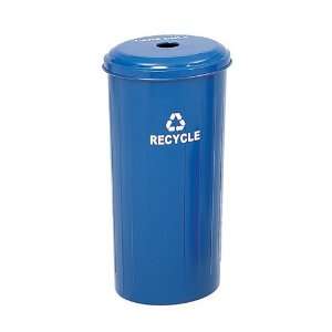  Tall Round Recycling Receptacle, 80 Quart Capacity