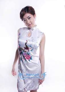 Chinesisch Abendkleid Robe MINI Kleid Qipao CQM004 1  