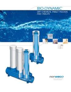   chemical dosage with adjustable baffles, weirs, or outlet sluice