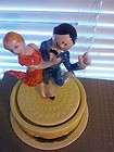 JAPANESE ANTIQUE MUSIC DANCING COUPLE RARE MADE IN JAPA