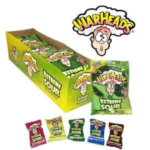 Warheads Sour Hard Candy (Pack of 12)  Grocery & Gourmet 