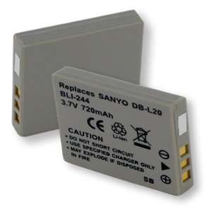   6v 800 mAh Black Camcorder Battery for Sanyo DMX C1