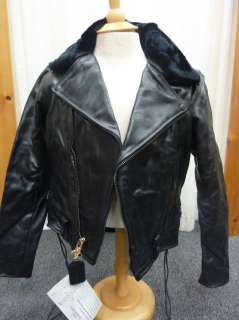 VANSON Leather Motorcycle Jacket SIZE40  