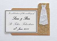 PERSONALISED Large Daisy Wedding Guest Book + Box GD3  
