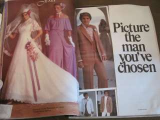   BRIDE feb/March 1980 Wedding, Bridal Brides Magazine Vintage  