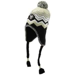   Pittsburgh Penguins Youth Black Gold Doppler Beanie: Sports & Outdoors