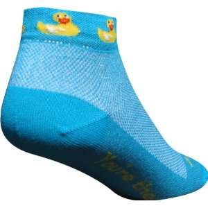  Sockguy Ducky Women s Socks TURQUOISE/YELLOW S/M: Sports 