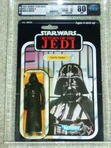 Vintage Star Wars DARTH VADER 1983 ROTJ 77 Back A AFA 80 MOC No Offer 