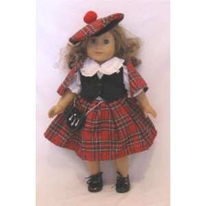   Tartan Outfit. Fits 18 Dolls like American Girl® Toys & Games