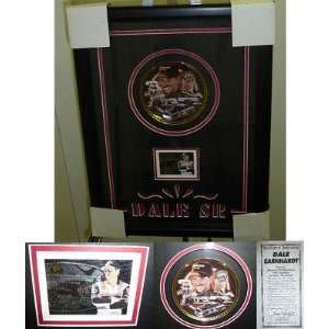  Dale Earnhardt Sr Limited Edition Framed Plate Display 