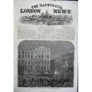   1863 Riots New York Attack Mob Tribune Office Fine Art