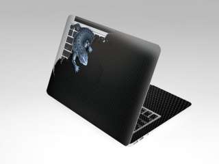 Black Protector Vinyl SKIN for MacBook NEW Air 11 P169  