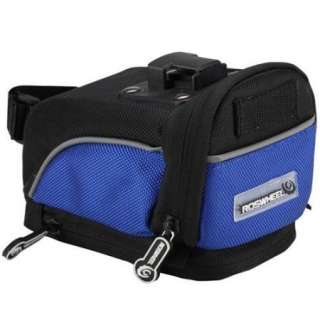 Bike Bicycle outdoor saddle seat Quick Release Bag Blue waterproof 