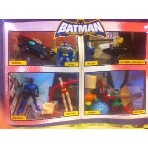  New Set of 8 Mcdonalds Happy Meal Batman Toys 2010 
