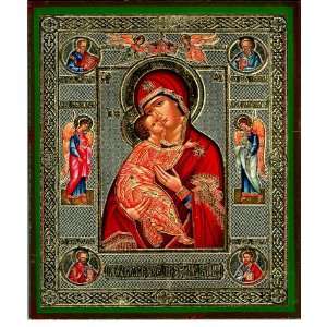  Vladimir Mother of God w/Angels, Orthodox Icon Everything 