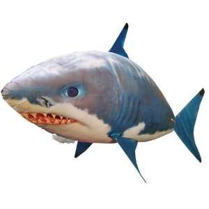    air swimmer remote control flying white shark: Toys & Games