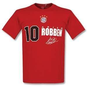 10 11 Bayern Munich Player Tee   Robben 10 Sports 