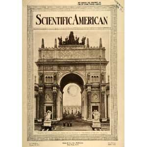  1915 Cover Scientific American Panama Pacific Expo Arch 