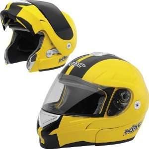  KBC FFR Elan Modular Helmet Medium  Yellow Automotive