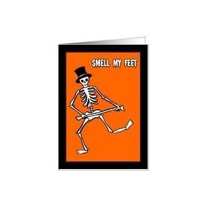  Trick or Treat Smell My Feet Halloween Card Health 