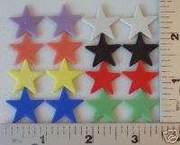 WASSER GLASS PACK OF 16 STARS 8 COLORS ALL 90 COE  