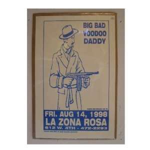  Big Bad Voodoo Daddy Poster Gig Handbill Voo Doo 