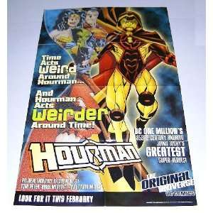 1999 Hourman & JLA 34 by 22 DC Comic Book Store Promo Poster Wonder 