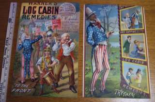 store display sign poster warner s log cabin remedies extract uncle 