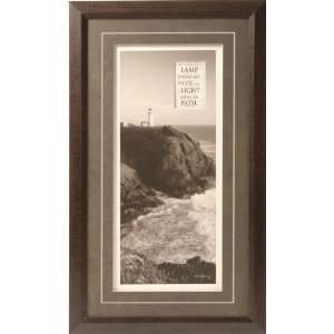  Framed Christian Art Thy Word Is A Lamp: Home & Kitchen