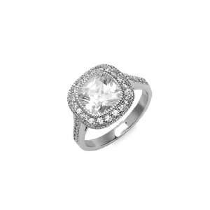 Ariella Collection Cushion Cut Ring Jewelry
