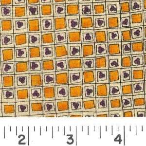  45 Wide BERRY BLOCK   SIENNA Fabric By The Yard Arts 
