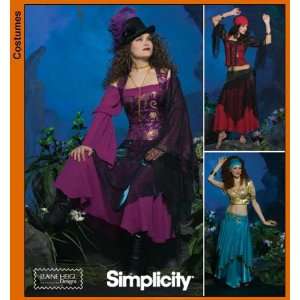   4484 Sew Pattern ~ Gypsy Costume Pattern Size 6 12 