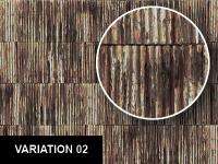 0093 Rusty Corrugated Metal Roof / Wall Texture Sheet  