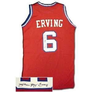Julius Erving Philadelphia 76ers Autographed Jersey:  
